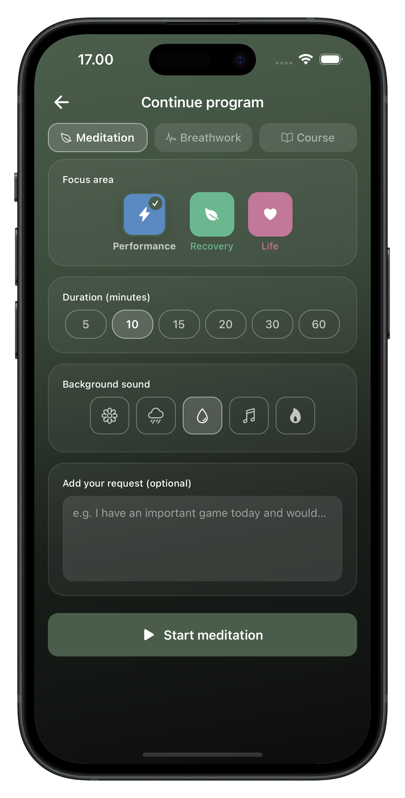 Sessions for every need